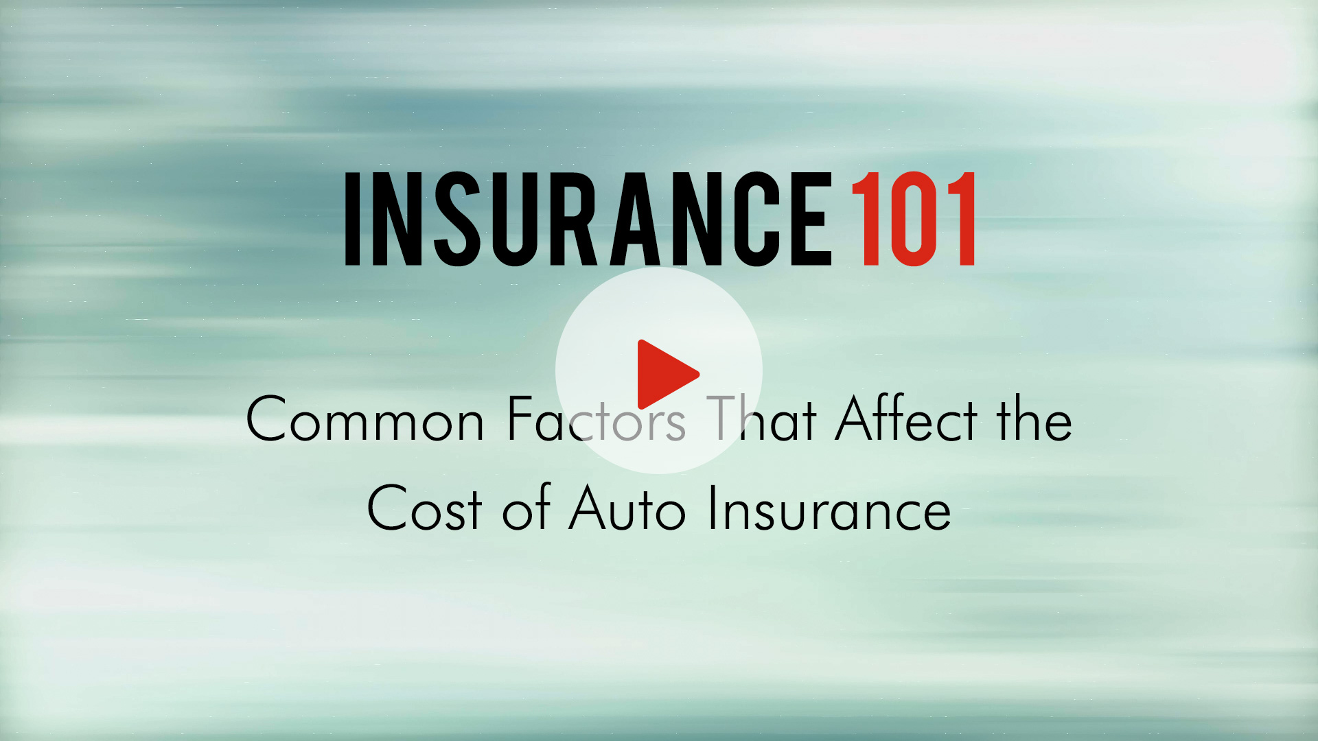 video: common factors that affect the cost of auto insurance